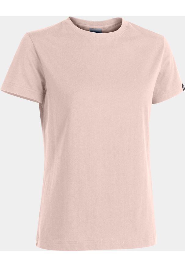 T-shirt damski Joma Desert – jasnoróżowy, XL, 100% bawełna. Kolor: różowy. Materiał: bawełna. Sport: joga i pilates, piłka nożna