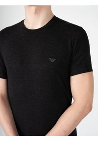 Emporio Armani T-shirt C-neck | 1108533 F584 | Mężczyzna | Czarny. Okazja: na co dzień. Kolor: czarny. Materiał: poliester, elastan, wiskoza. Styl: klasyczny, casual, elegancki #4