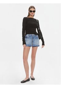 Tommy Jeans Spódnica jeansowa Sophie DW0DW17048 Niebieski Slim Fit. Kolor: niebieski. Materiał: bawełna