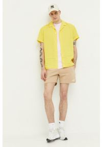 Protest szorty męskie kolor beżowy. Kolor: beżowy. Materiał: dzianina #3