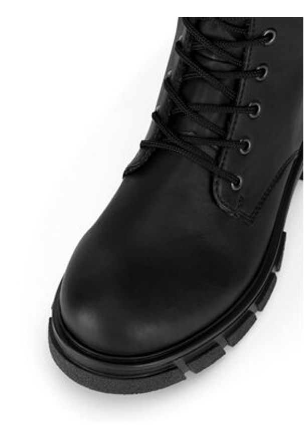Rieker Botki Z9120-00 Czarny. Kolor: czarny. Materiał: materiał