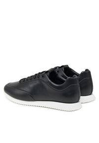 Calvin Klein Sneakersy Runner Lace Up - Lth HW0HW02396 Czarny. Kolor: czarny. Materiał: skóra #6