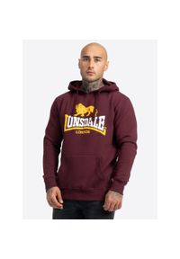 Bluza z kapturem Lonsdale Thurning. Typ kołnierza: kaptur. Kolor: czerwony #1