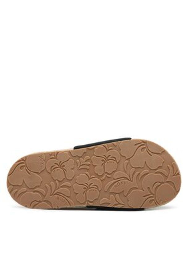 Roxy Espadryle ARJL101053 Czarny. Kolor: czarny. Materiał: skóra