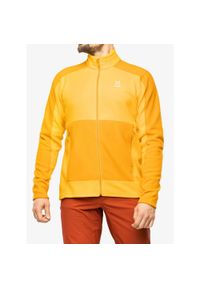 Haglöfs - Bluza polarowa męska Haglofs Buteo Mid Jacket. Kolor: żółty. Materiał: polar