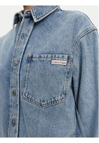 Calvin Klein Jeans Koszula jeansowa J20J225516 Niebieski Relaxed Fit. Kolor: niebieski. Materiał: bawełna #2