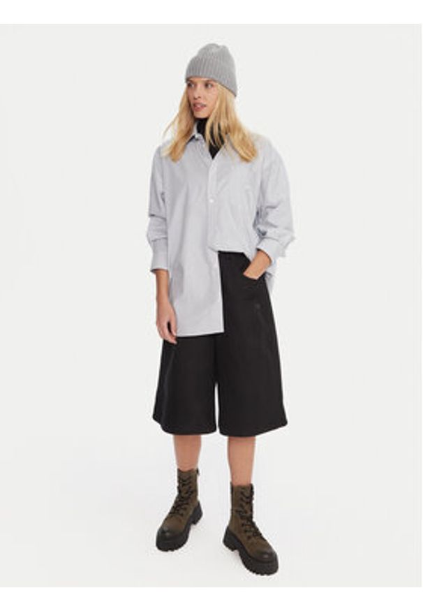 G-Star RAW - G-Star Raw Koszula D27133-E067 Błękitny Oversize. Kolor: niebieski. Materiał: bawełna