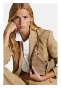 Polo Ralph Lauren Torebka 428922880001 Beżowy. Kolor: beżowy. Materiał: skórzane, zamszowe #3