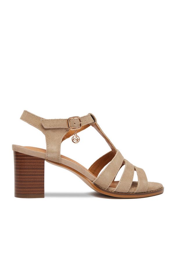Sandały Lasocki. Kolor: beżowy