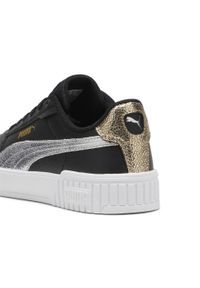 Buty do chodzenia dla dzieci Puma Carina 2.0. Zapięcie: sznurówki. Kolor: wielokolorowy, czarny, żółty, szary. Materiał: guma. Szerokość cholewki: normalna. Sport: turystyka piesza