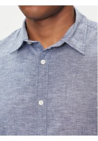 Jack & Jones - Jack&Jones Koszula 12248579 Niebieski Slim Fit. Kolor: niebieski. Materiał: len, bawełna #4