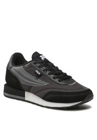 Sneakersy Fila Retronique 22 FFM0034.83172 Black/Gray Violet. Kolor: czarny. Materiał: skóra, zamsz