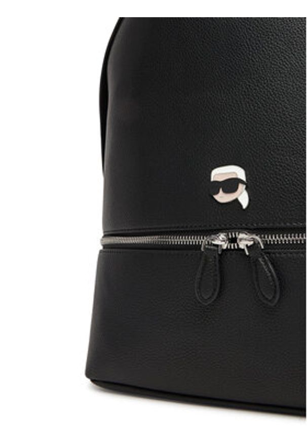 Karl Lagerfeld - KARL LAGERFELD Plecak A3W30291 Czarny. Kolor: czarny. Materiał: skóra