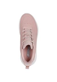 skechers - Adidasy Skechers Bobs Squad Waves-jus, Kobiety. Kolor: różowy. Materiał: materiał. Sport: fitness