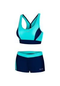 Aqua Speed - Dwuczęściowy strój pływacki damski FIONA. Kolor: wielokolorowy, niebieski, turkusowy
