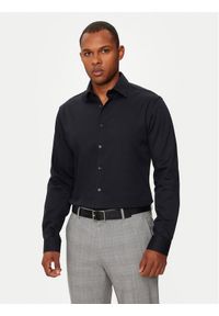 Selected Homme Koszula 16092939 Czarny Slim Fit. Kolor: czarny. Materiał: bawełna, syntetyk #1