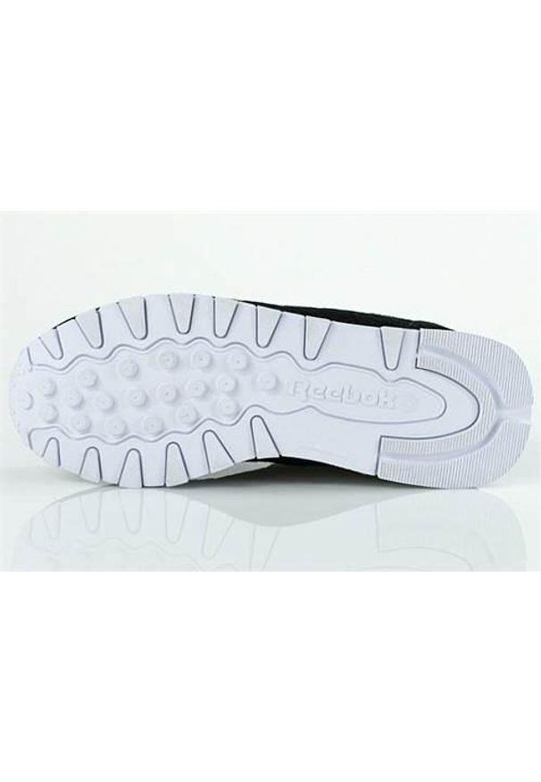 Buty do chodzenia damskie Reebok Classic Leather Woven Emb. Zapięcie: sznurówki. Kolor: wielokolorowy, czarny. Materiał: guma, materiał, syntetyk. Szerokość cholewki: normalna. Model: Reebok Classic. Sport: turystyka piesza