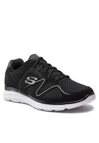 skechers - Skechers Sneakersy Verse-Flash Point 58350/BKW Czarny. Kolor: czarny. Materiał: materiał, mesh #4
