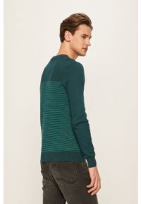 Tom Tailor Denim - Sweter. Okazja: na co dzień. Kolor: zielony. Materiał: denim. Styl: casual #2
