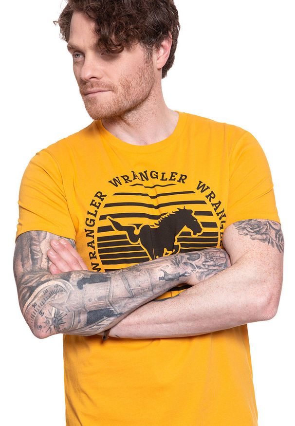 Wrangler - WRANGLER T-SHIRT CIRCLE TEE GOLDEN ROD W7MFD3X1K 112131924