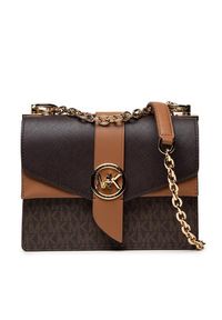 MICHAEL Michael Kors Torebka Greenwich 32S1GGRC0B Brązowy. Kolor: brązowy. Materiał: skórzane #7