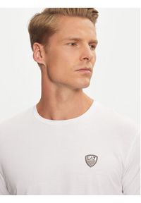 EA7 Emporio Armani T-Shirt 8NPT16 PJRGZ 1100 Biały Regular Fit. Kolor: biały. Materiał: wiskoza, syntetyk #4