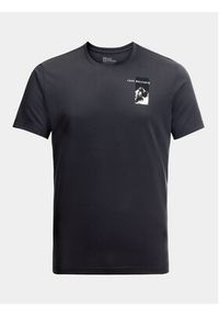 Jack Wolfskin T-Shirt Vonnan 1809941 Szary Regular Fit. Kolor: szary. Materiał: syntetyk