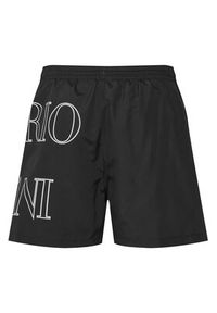 Emporio Armani Szorty kąpielowe EM000583 AF20434 UC001 Czarny Regular Fit. Kolor: czarny. Materiał: syntetyk #3