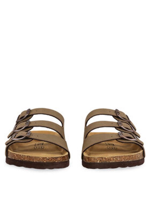 CRUZ Klapki Santa CR192185 Beżowy. Kolor: beżowy. Materiał: skóra