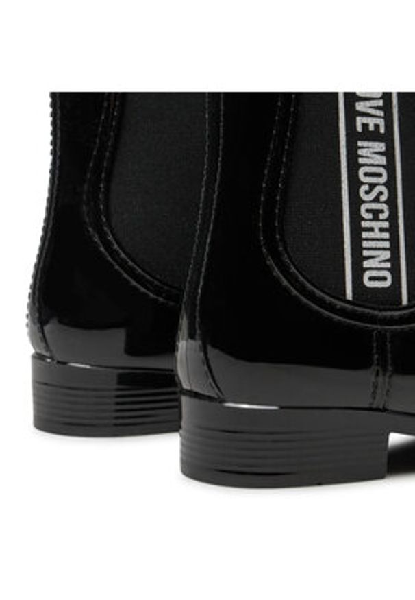 Love Moschino - LOVE MOSCHINO Kalosze JA21013G1LIR1000 Czarny. Kolor: czarny. Materiał: syntetyk