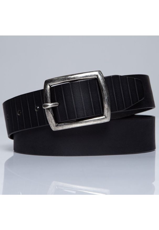 Mustang - MUSTANG PASEK SKÓRZANY SOPO-MUS080 790 40mm Ledergürtel. Materiał: skóra. Wzór: paski. Styl: klasyczny