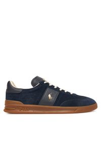 Polo Ralph Lauren Sneakersy 809973707002 Granatowy. Kolor: niebieski. Materiał: skóra, zamsz #1