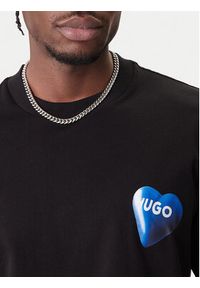 Hugo - HUGO T-Shirt Nalentinio 50562727 Czarny Regular Fit. Kolor: czarny. Materiał: bawełna #3