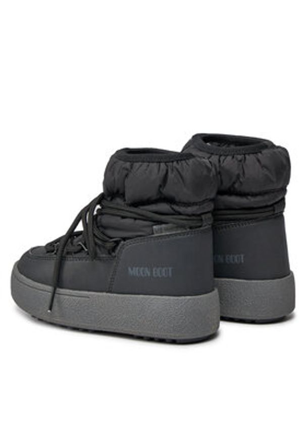 Moon Boot Śniegowce Jtrack Low Nylon Wp 34300300001 Czarny. Kolor: czarny. Materiał: skóra