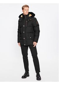 Moose Knuckles Kurtka zimowa Gold 3Q Jacket Sharling M32MJ128GS Czarny Regular Fit. Kolor: czarny. Materiał: bawełna. Sezon: zima #7