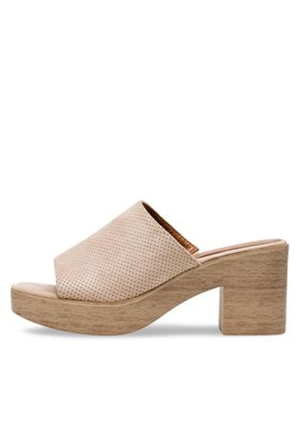 Clara Barson Klapki WS2P227-03 Beżowy. Kolor: beżowy. Materiał: materiał