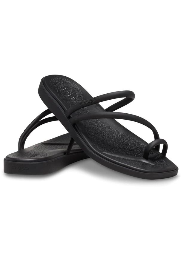 Crocs Sandały damskie Miami Toe Loop Sandal. Kolor: czarny. Styl: sportowy