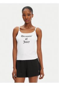 Juicy Couture Top Dream Of Vest JCLCT125505 Biały Slim Fit. Kolor: biały. Materiał: syntetyk