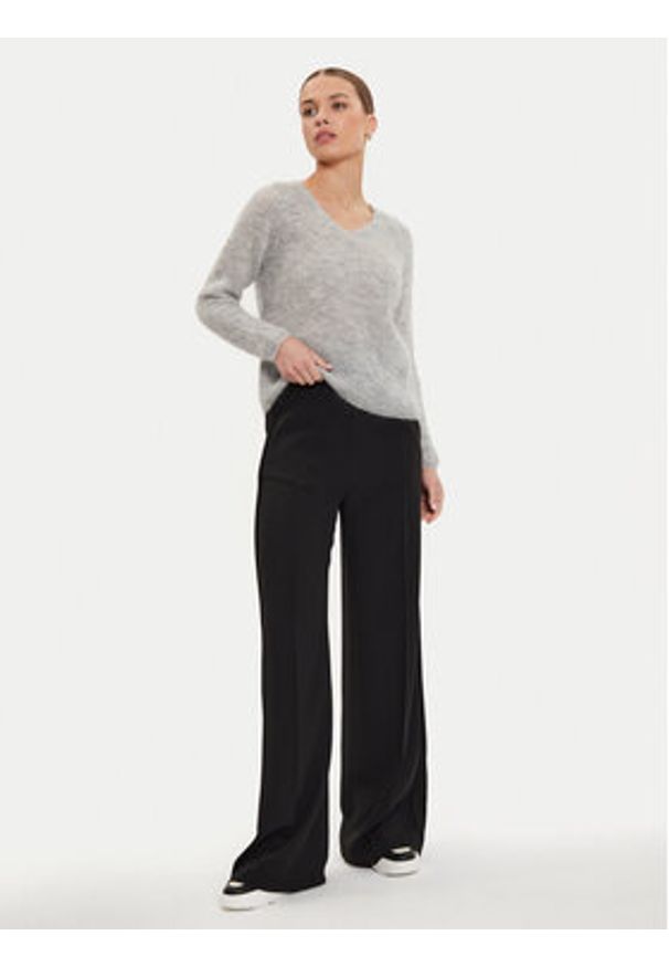 Max Mara Leisure Sweter Fresis 2426366118 Szary Relaxed Fit. Kolor: szary. Materiał: syntetyk