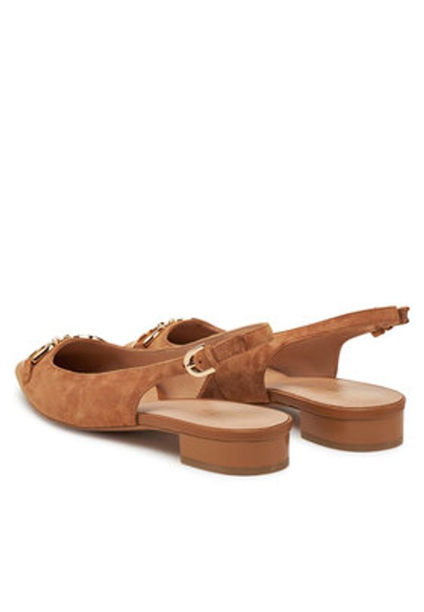 Geox Czółenka Giselda15 D55YUE 00021 C6001 Brązowy. Kolor: brązowy. Materiał: zamsz, skóra