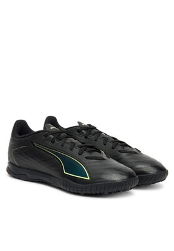 Puma Buty do piłki nożnej Ultra 6 Play Tt 108542 02 Czarny. Kolor: czarny. Materiał: skóra