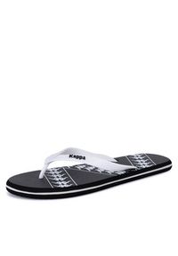 Kappa Japonki 371D2SW BLACK - WHITE Kolorowy. Materiał: syntetyk, materiał. Wzór: kolorowy #4