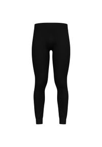 Odlo - Legginsy termoaktywne męskie ODLO Merino 160 BL Bottom Long. Kolor: czarny. Sport: turystyka piesza