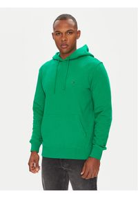 TOMMY HILFIGER - Tommy Hilfiger Bluza Essential MW0MW37235 Zielony Regular Fit. Kolor: zielony. Materiał: bawełna #1