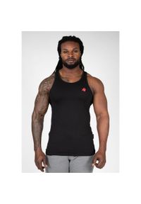 GORILLA WEAR - Adams Elastyczny Top bez rękawów - Czarny. Kolor: czarny. Długość rękawa: bez rękawów. Styl: sportowy #1