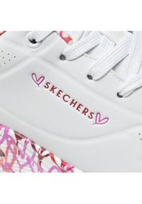 skechers - Skechers Sneakersy Uno Loving Love 155506/WRPK Biały. Kolor: biały. Materiał: skóra #3