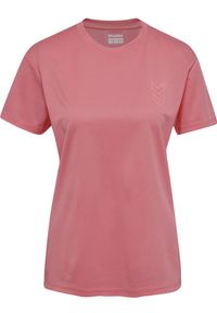 Damski jersey Hummel Active PL. Kolor: różowy. Materiał: jersey. Długość rękawa: krótki rękaw. Długość: krótkie. Wzór: nadruk, jodełka. Sport: piłka nożna #2