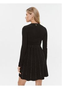 TwinSet - TWINSET Sukienka dzianinowa 232TT3173 Czarny Regular Fit. Kolor: czarny. Materiał: dzianina, wiskoza #3