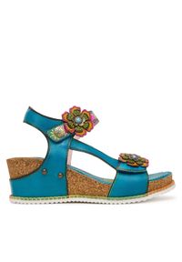 Laura Vita Sandały Bonito 36 Kolorowy. Materiał: skóra. Wzór: kolorowy #1