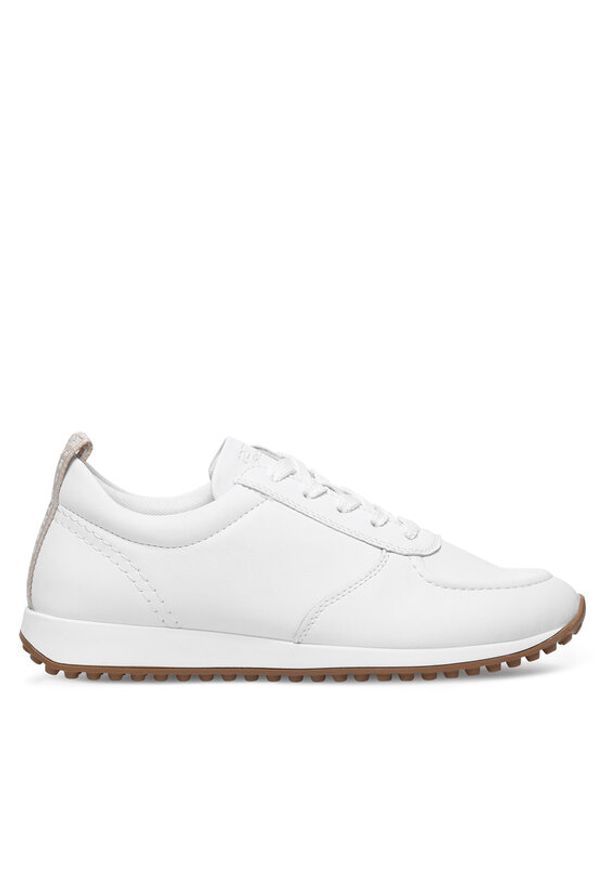 Remonte Sneakersy D3107-80 Biały. Kolor: biały. Materiał: skóra